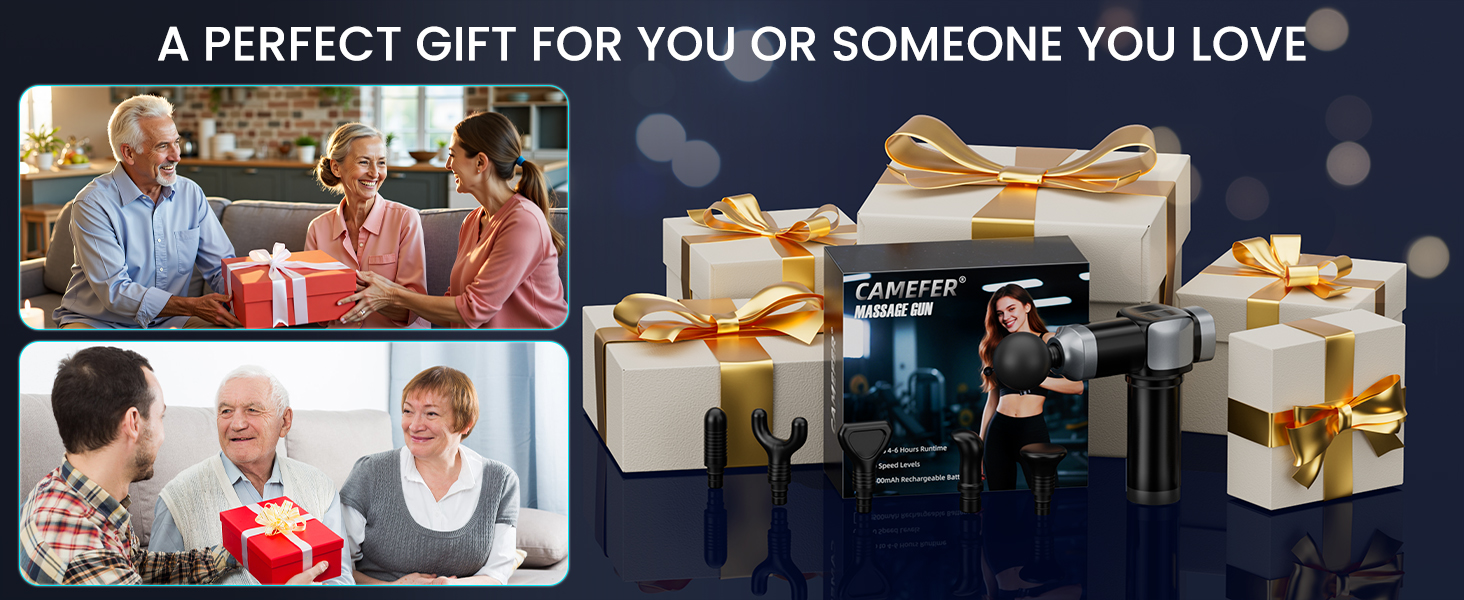 CAMEFER portable massager in use for muscle relief - View 3